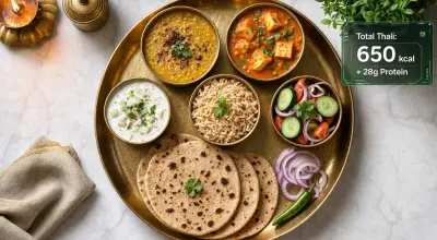 Indian Thali Calories: Full Plate Breakdown (Chart)