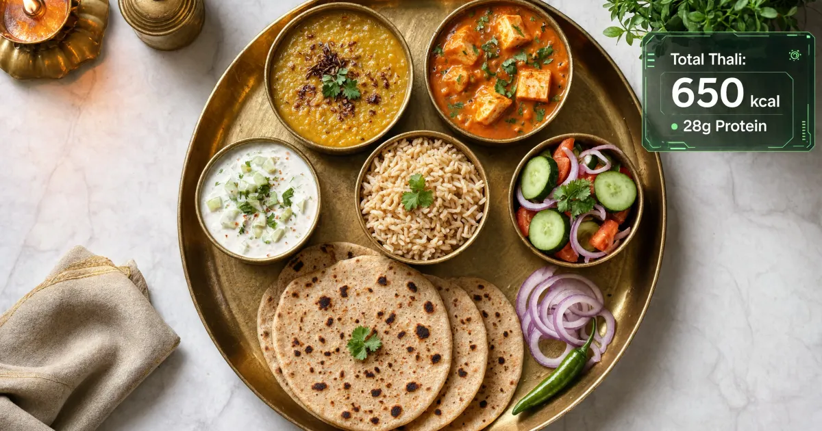 Indian Thali Calories: Full Plate Breakdown (Chart)