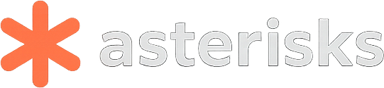asterisks